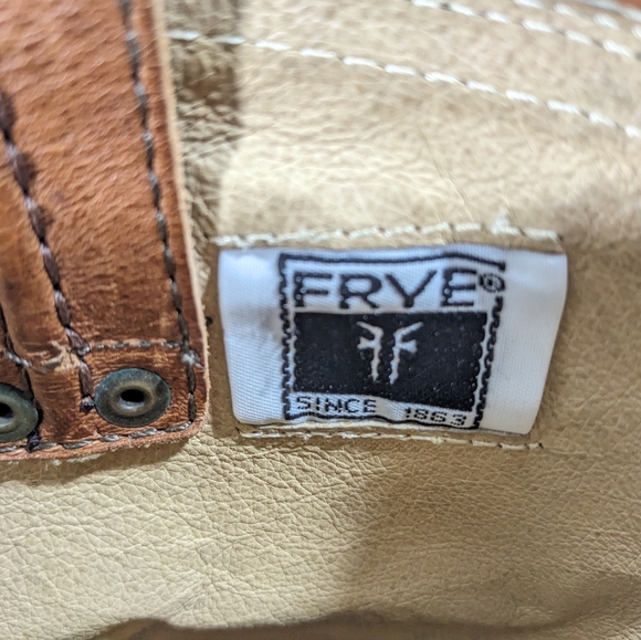 FRYE Carmen Harness Short Whiskey Ladies Boots size 6 - Picture 13 of 14